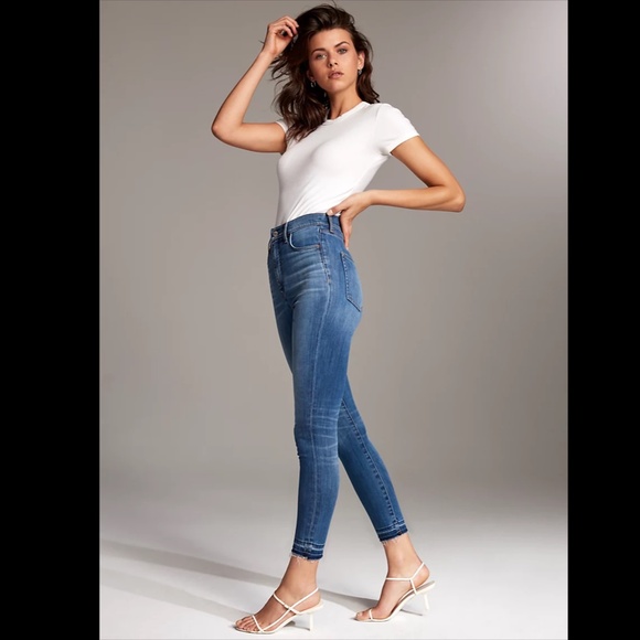 Denim Forum Denim - The Denim Forum Lola High Rise Skinny Crop Size 28